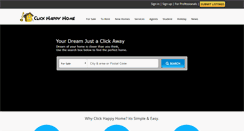 Desktop Screenshot of clickhappyhome.com